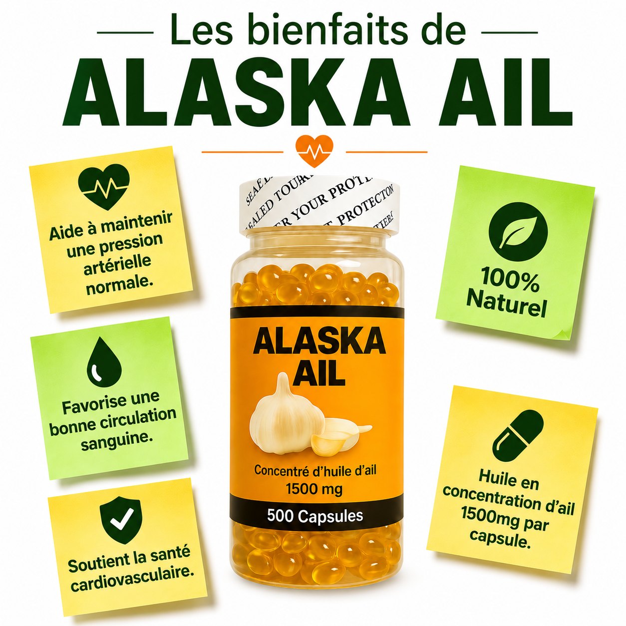 ALASKA AIL, 𝟱𝟬𝟬 𝗰𝗮𝗽𝘀𝘂𝗹𝗲𝘀