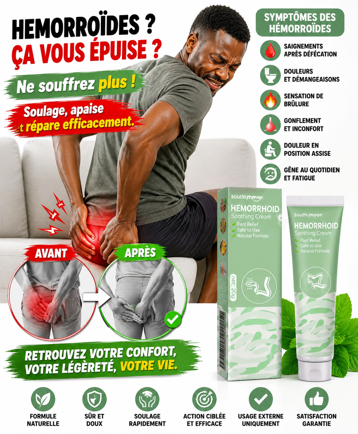 Hémorroïdes ? Soulagez la douleur rapidement