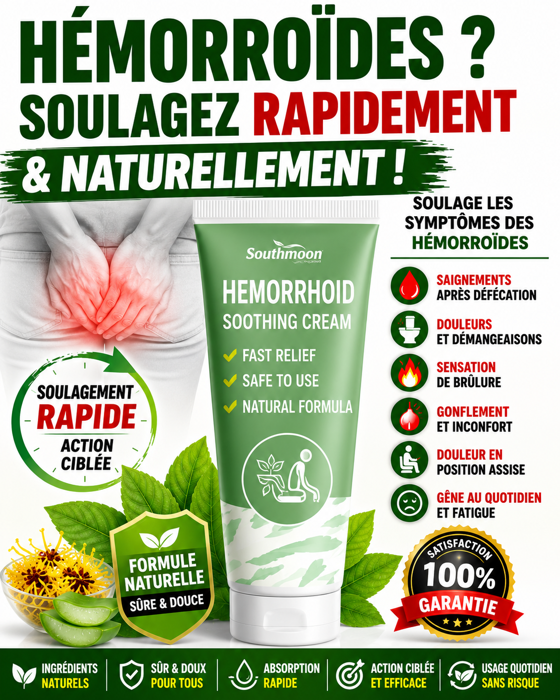 Hémorroïdes ? Soulagez la douleur rapidement